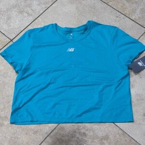 New Balance Women's Teal Short Sleeve Tee